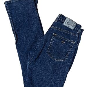 Blue Diamond Gusset Classic Studded Denim Western Jeans Hue Size 6